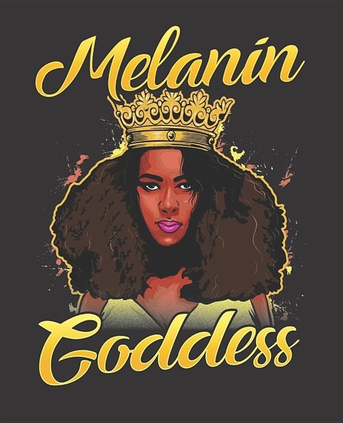 Black Girl Magic Notebook Journal: Melanin Goddess Black Queen Crown Afro - Wide Ruled Notebook - Lined Journal - 100 Pages - 7.5 X 9.25 - School Sub (Paperback)