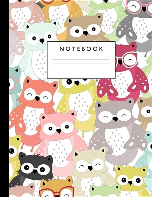 Notebook: Cute Lined Journal Ruled Composition Note Book to Draw and Write In for Girls and Boys - Home School Supplies for K-12 (Paperback)