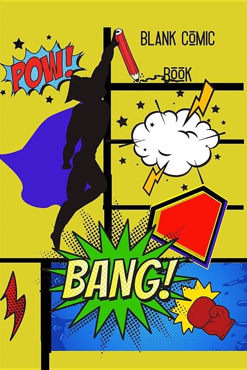 Blank Comic Book: for boys (Paperback)