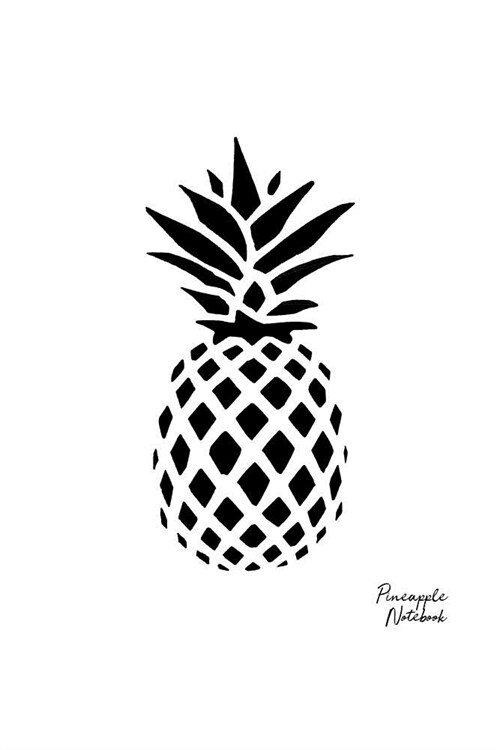 Pineapple Notebook: Lined College Ruled Note Book Paper For Work, Home Or School. Cute Stylish Trendy Notepad Journal For Taking Notes, Di (Paperback)