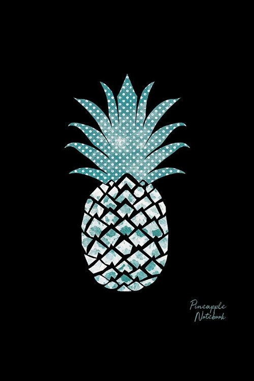 Pineapple Notebook: Lined College Ruled Note Book Paper For Work, Home Or School. Cute Stylish Trendy Notepad Journal For Taking Notes, Di (Paperback)