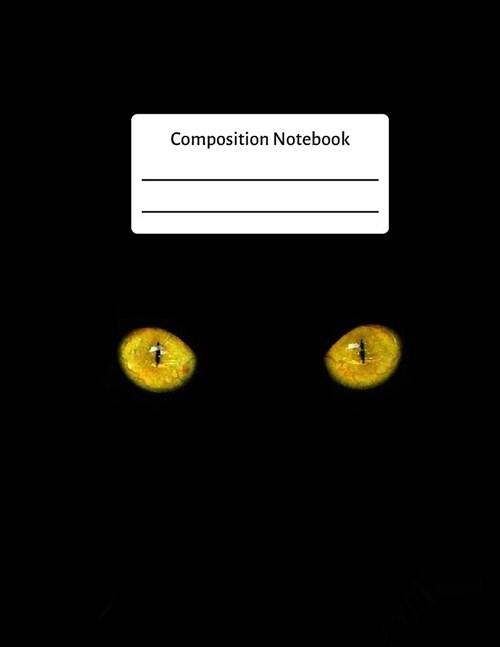 Composition Book: Cat notebook/composition book, 8.5x11, college ruled, 119 pages (Paperback)