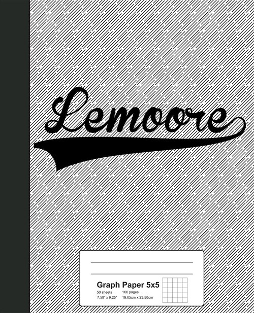 Graph Paper 5x5: LEMOORE Notebook (Paperback)