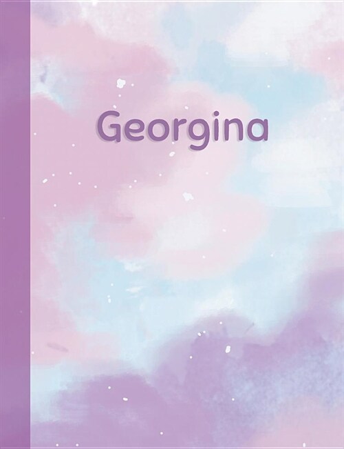 Georgina: Personalized Composition Notebook - College Ruled (Lined) Exercise Book for School Notes, Assignments, Homework, Essay (Paperback)