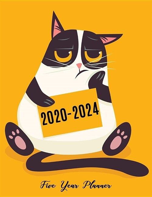 2020-2024 Five Year Planner: 2020-2024 planner. Monthly Schedule Organizer -Agenda Planner For The Next Five Years, Appointment Notebook, Monthly P (Paperback)