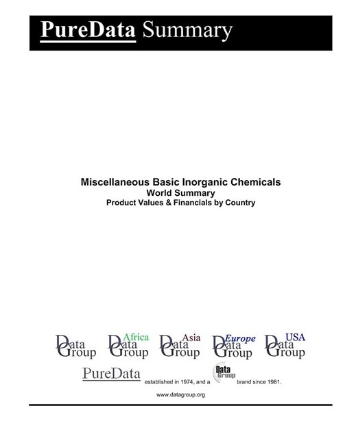 Miscellaneous Basic Inorganic Chemicals World Summary: Product Values & Financials by Country (Paperback)