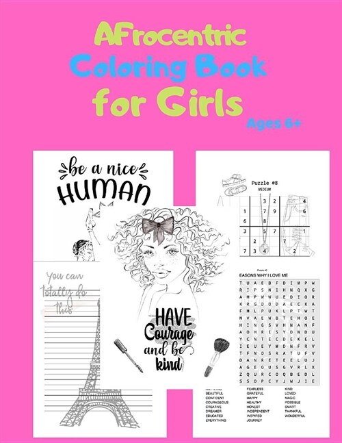 Afrocentric Coloring Book for Girls Ages 6+ (Paperback)