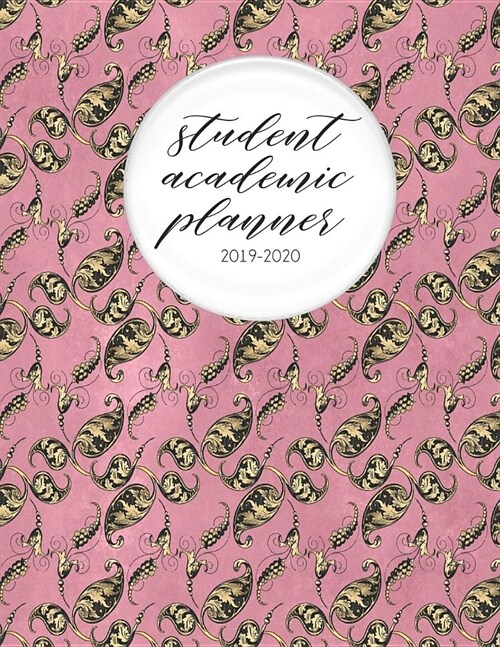 Student Academic Planner 2019-2020: Pink Peacock Bird - Student Homework Assignment Planner - Calendar - Organizer - To-Do List - Notes - Class Schedu (Paperback)