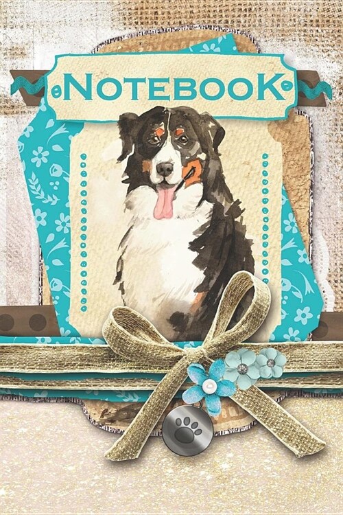 Notebook: Bernese Mountain Dog 120-pages of lined paper (Paperback)