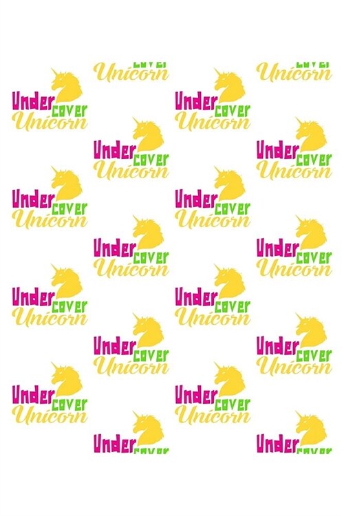 Undercover Unicorn: Handwriting Journal (Paperback)