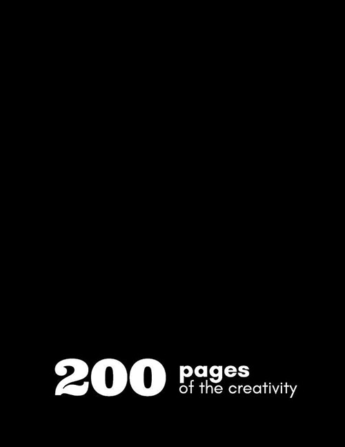 200 pages of creativity: : Dot Grid Notebook 8.5 x 11 inches - 200 Dotted Pages -- Green Dotted Notebook/Journal/Organizer -- Black cover (Paperback)