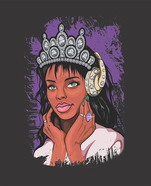 Black Girl Magic Notebook Journal: Black Girls Rock Queen Crown Music Headphones Diva College Ruled Notebook - Lined Journal - 100 Pages - 7.5 X 9.25 (Paperback)