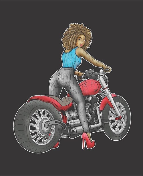 Black Girl Magic Notebook Journal: Motorcycle Afro Biker Diva Melanin - Wide Ruled Notebook - Lined Journal - 100 Pages - 7.5 X 9.25 - School Subject (Paperback)