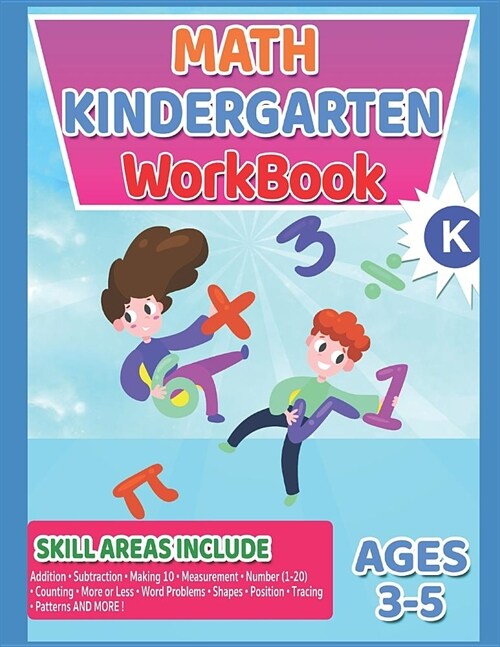Math Workbooks Kindergarten: Math Workbook, Preschool to Kindergarten, Kindergarten Workbook - Ages 3 to 5, Early Reading and Writing, Count and Co (Paperback)