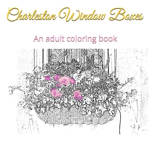 Charleston Window Boxes: An adult coloring book (Paperback)