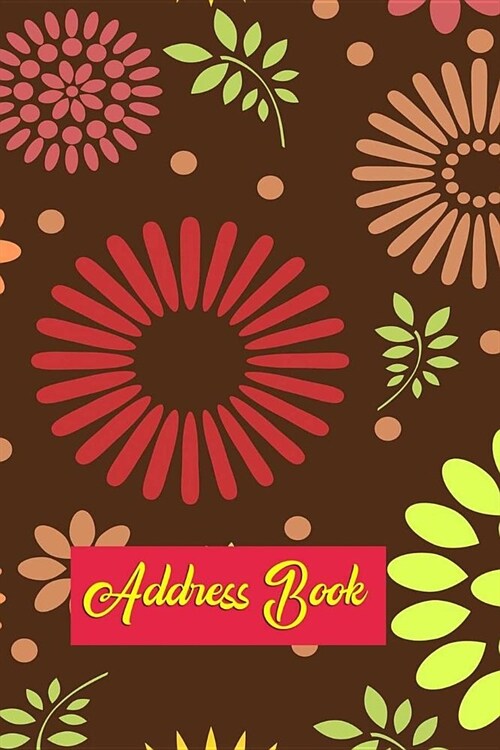 Address Book: Birthdays & Address Book for Contacts - Address Logbook - Address Book for Women, Men, and Kids - Modern Design (Paperback)