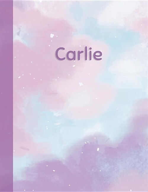 Carlie: Personalized Composition Notebook - College Ruled (Lined) Exercise Book for School Notes, Assignments, Homework, Essay (Paperback)