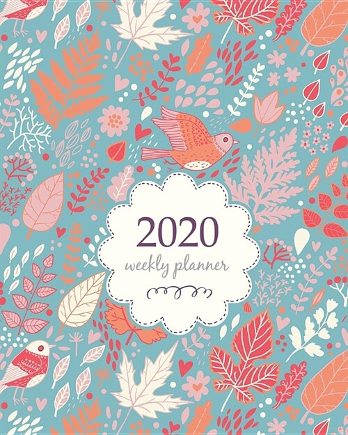 2020 Weekly Planner: Calendar Schedule Organizer Appointment Journal Notebook and Action day With Inspirational Quotes christmas flower - f (Paperback)