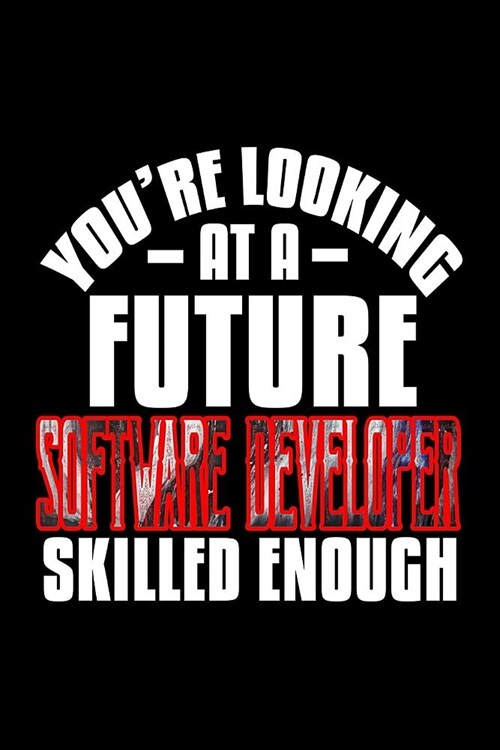 Youre looking at a software developer skilled enough: Notebook - Journal - Diary - 110 Lined pages (Paperback)