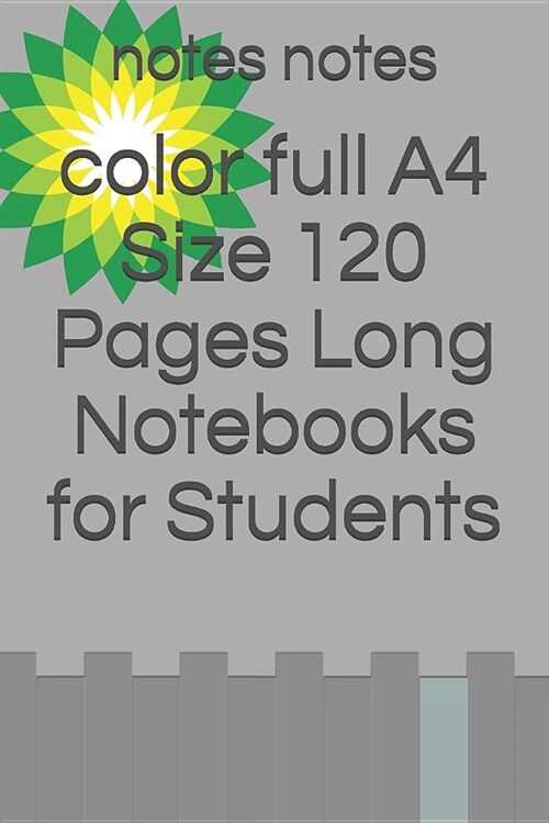 color full A4 Size 120 Pages Long Notebooks for Students (Paperback)