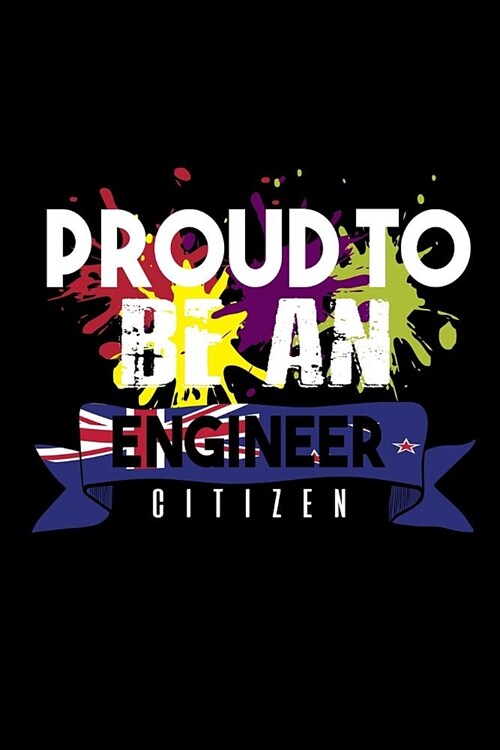 Proud to be an engineer citizen: Notebook - Journal - Diary - 110 Lined pages (Paperback)