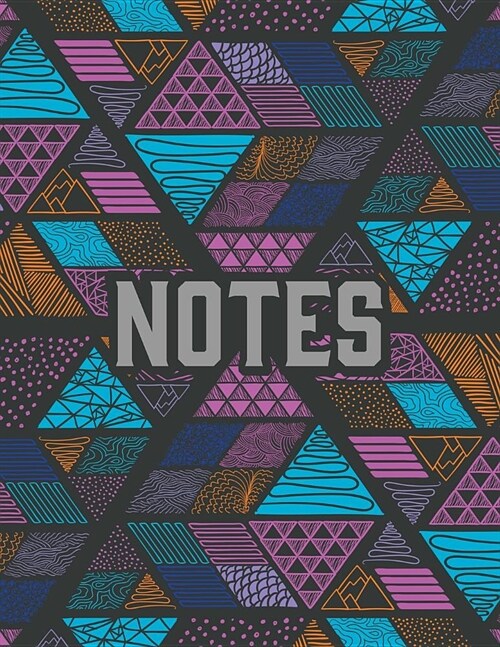 Notes: Tribal Doodle Pattern Single Subject Notebook (College Ruled) (Paperback)
