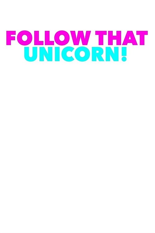 Follow That Unicorn: Recipe Book (Paperback)