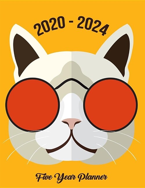 2020-2024 Five Year Planner: 2020-2024 planner. 60 Months Calendar, Monthly Schedule Organizer -Agenda Planner For The Next Five Years, Appointment (Paperback)