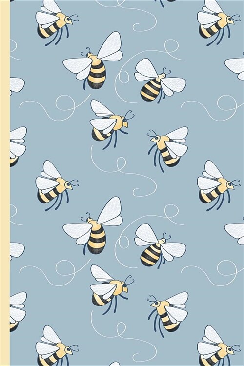 Notes: A Blank Lined Journal with Cute Bee Cover Art (Paperback)