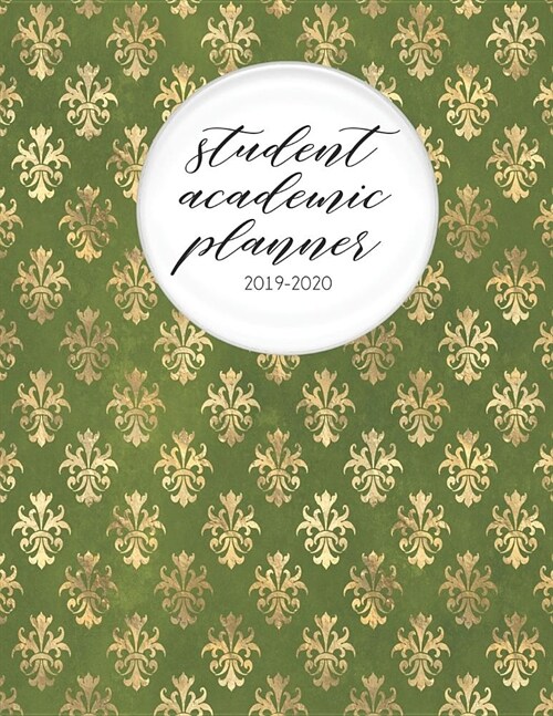 Student Academic Planner 2019-2020: Golden Peacock Bird - Student Homework Assignment Planner - Calendar - Organizer - To-Do List - Notes - Class Sche (Paperback)