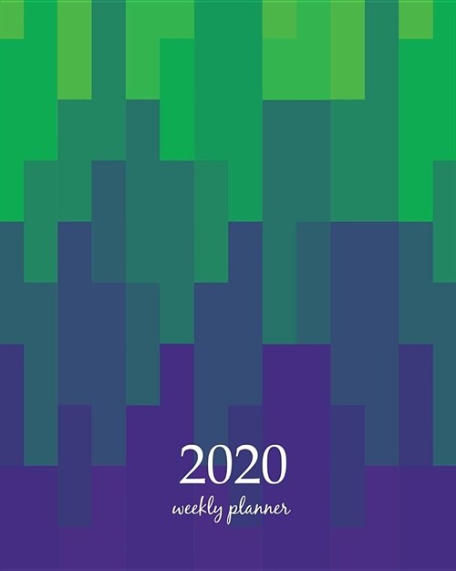 2020 Weekly Planner: Calendar Schedule Organizer Appointment Journal Notebook and Action day With Inspirational Quotes Colorful mosaic cove (Paperback)