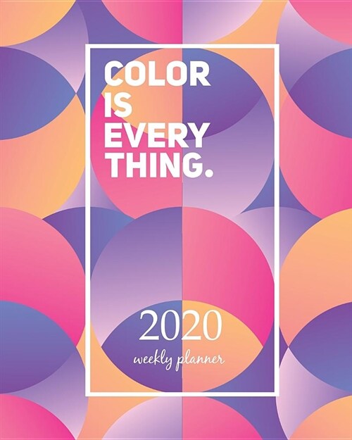 2020 Weekly Planner: Calendar Schedule Organizer Appointment Journal Notebook and Action day With Inspirational Quotes Colorful mosaic cove (Paperback)
