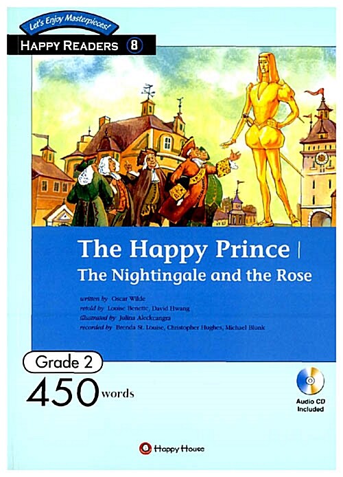 [중고] The Happy Prince / The Nightingale and the Rose (책 + CD 1장)