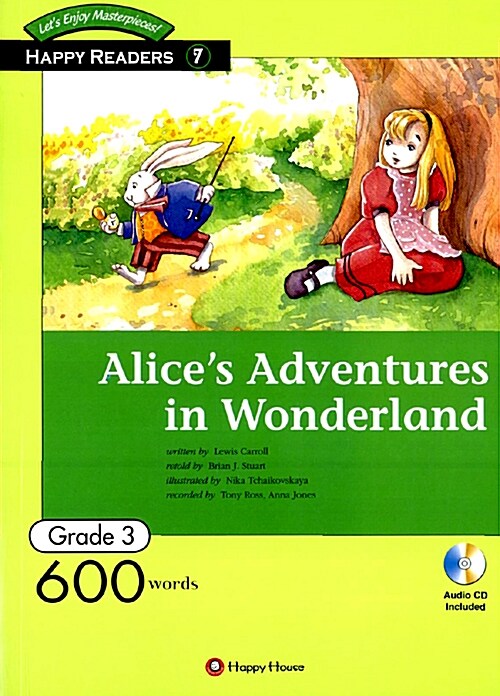 [중고] Alices Adventures in Wonderland (책 + CD 1장)