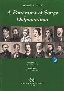 A Panorama of Songs 1/A: Easy Songs from Four Centuries in Six Languages for High Voice and Piano (Paperback)