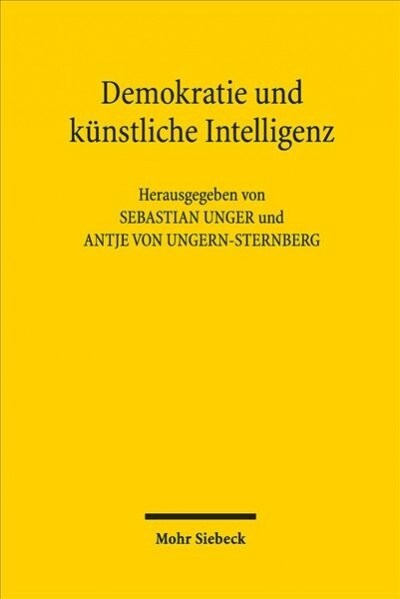 Demokratie Und Kunstliche Intelligenz (Paperback)