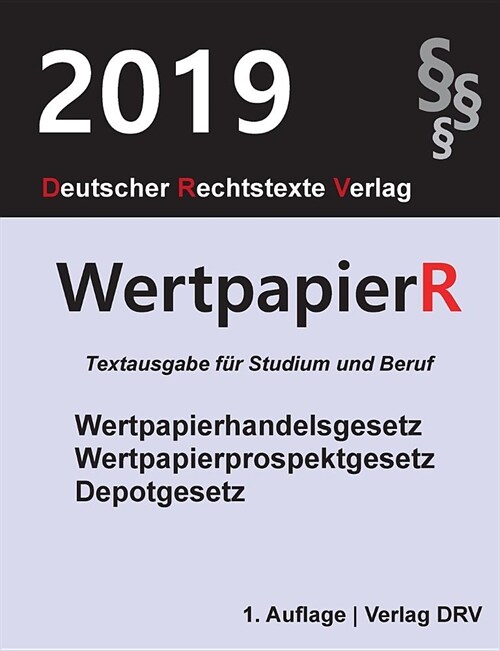 Wertpapierrecht: Textausgabe f? Studium und Beruf (Paperback)