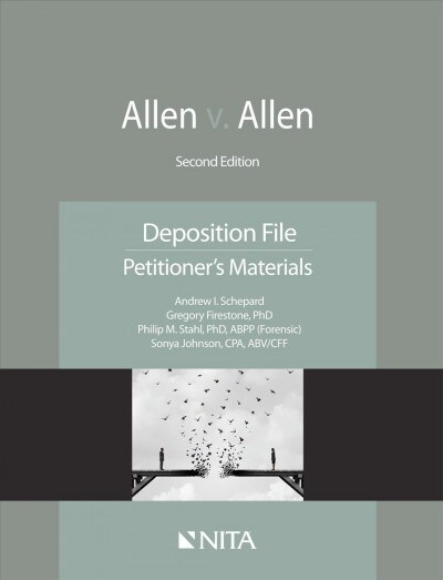 Allen V. Allen: Deposition File, Petitioners Materials (Paperback, 2)