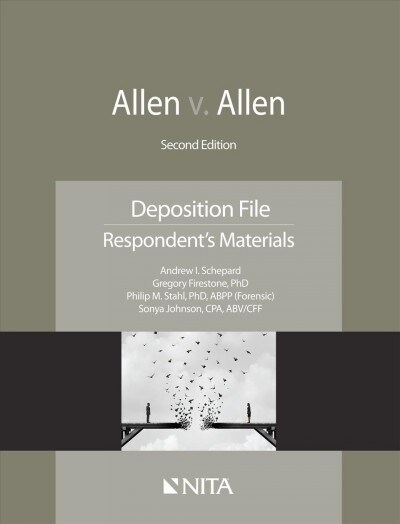 Allen V. Allen: Deposition File, Respondents Materials (Paperback, 2)