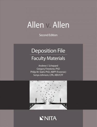 Allen V. Allen: Deposition File, Faculty Materials (Paperback, 2)