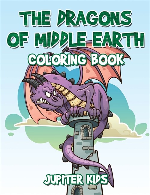 The Dragons of Middle Earth Coloring Book (Paperback)