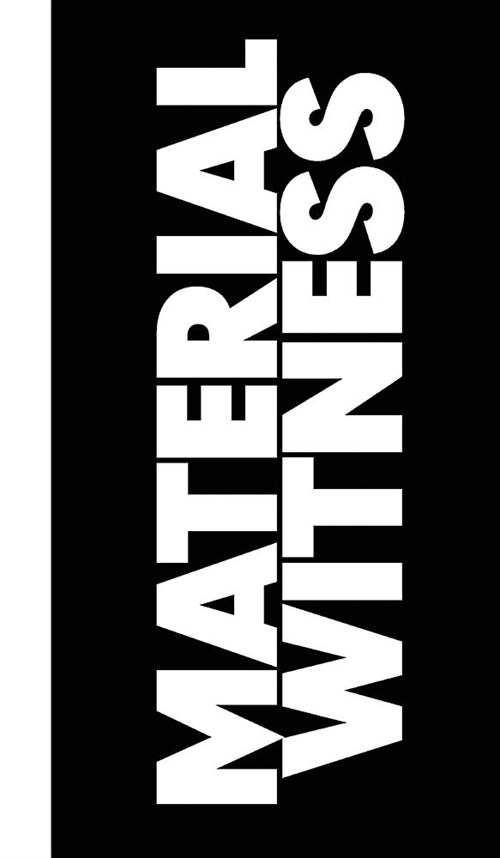 Polyester Press Notebook Collection: MATERIAL WITNESS (black #000000) (Hardcover, Black)