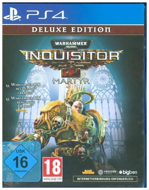 Warhammer 40.000, Inquisitor Martyr, 1 PS4-Blu-ray Disc (Deluxe Edition) (Blu-ray)