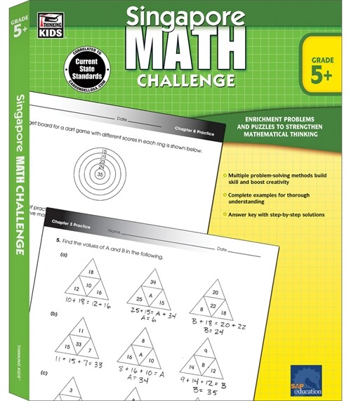 [중고] Singapore Math Challenge, Grades 5 - 8: Volume 21 (Paperback)