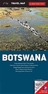 Botswana Travel Map (Folded, 7)