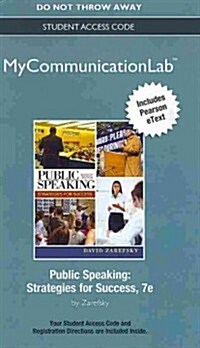 New Mycommunicationlab with Pearson Etext --Standalone Access Card-- For Public Speaking (Hardcover, 7, Revised)