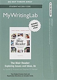 New Mywritinglab with Pearson Etext -- Standalone Access Card -- For the Blair Reader (Hardcover, 8th)