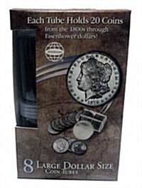 Large Dollar Size Coin Tube (Hardcover, BOX)
