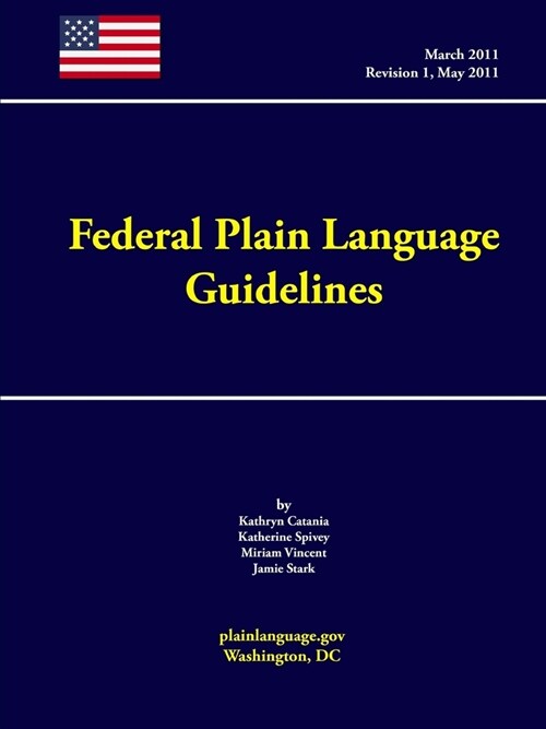 Federal Plain Language Guidelines (Paperback)