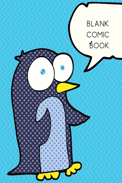 Blank Comic Book: Superb Blank Comic Book Journal - Notebook - Planner - Diary - Fabulous Glossy Designer Cover - 6x9 Inches - 100 Pages (Paperback)